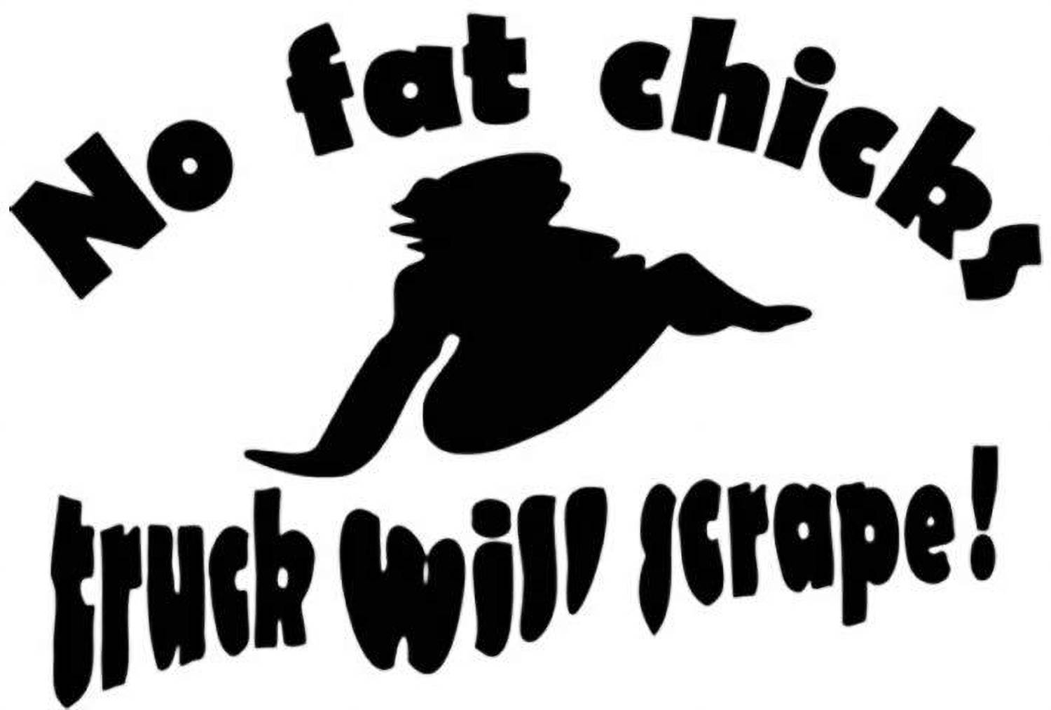 No Fat Chicks | Devil Prints UK