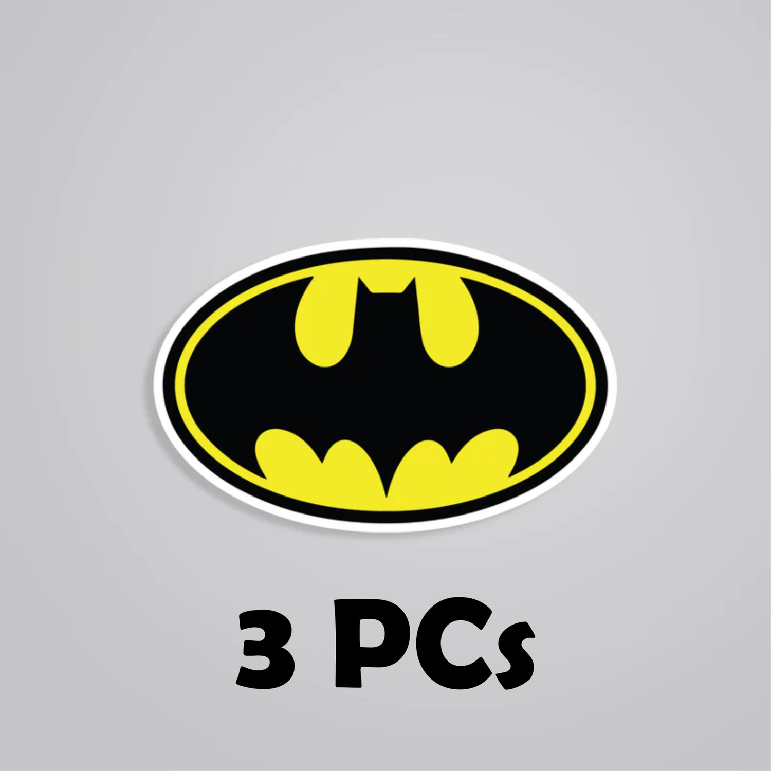 Image of ESTLIO 6 inch Batman Emblem 3P Removable Sticker