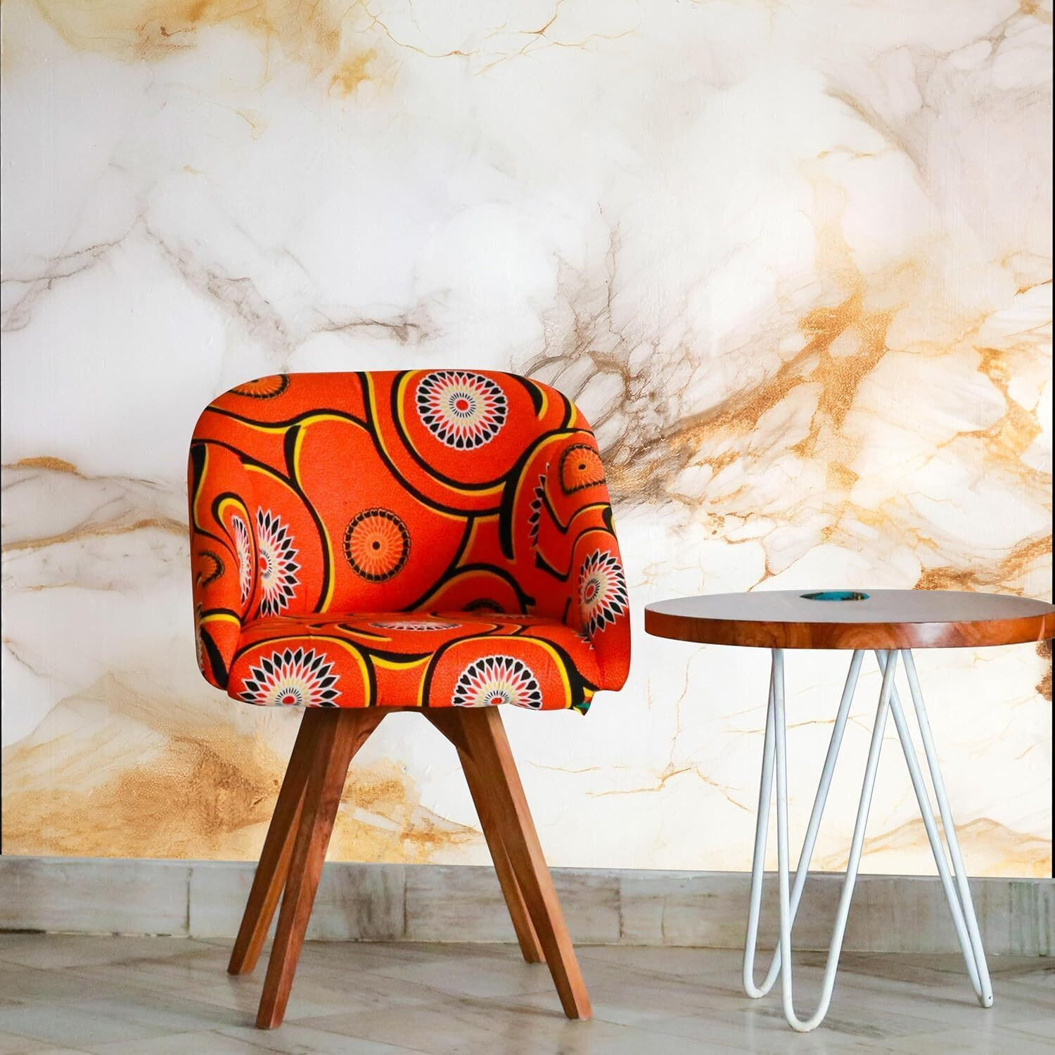 Image of SIRTERIQ 400 cm Aluminum Shining Marble Foil Waterproof 2 Roll For Kitchen Self Adhesive Sticker