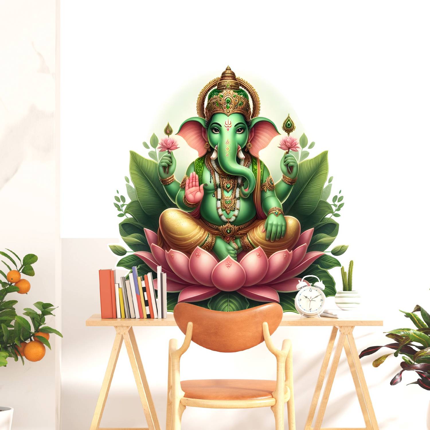WallFX 30 inch LORD GANESH Self Adhesive Sticker
