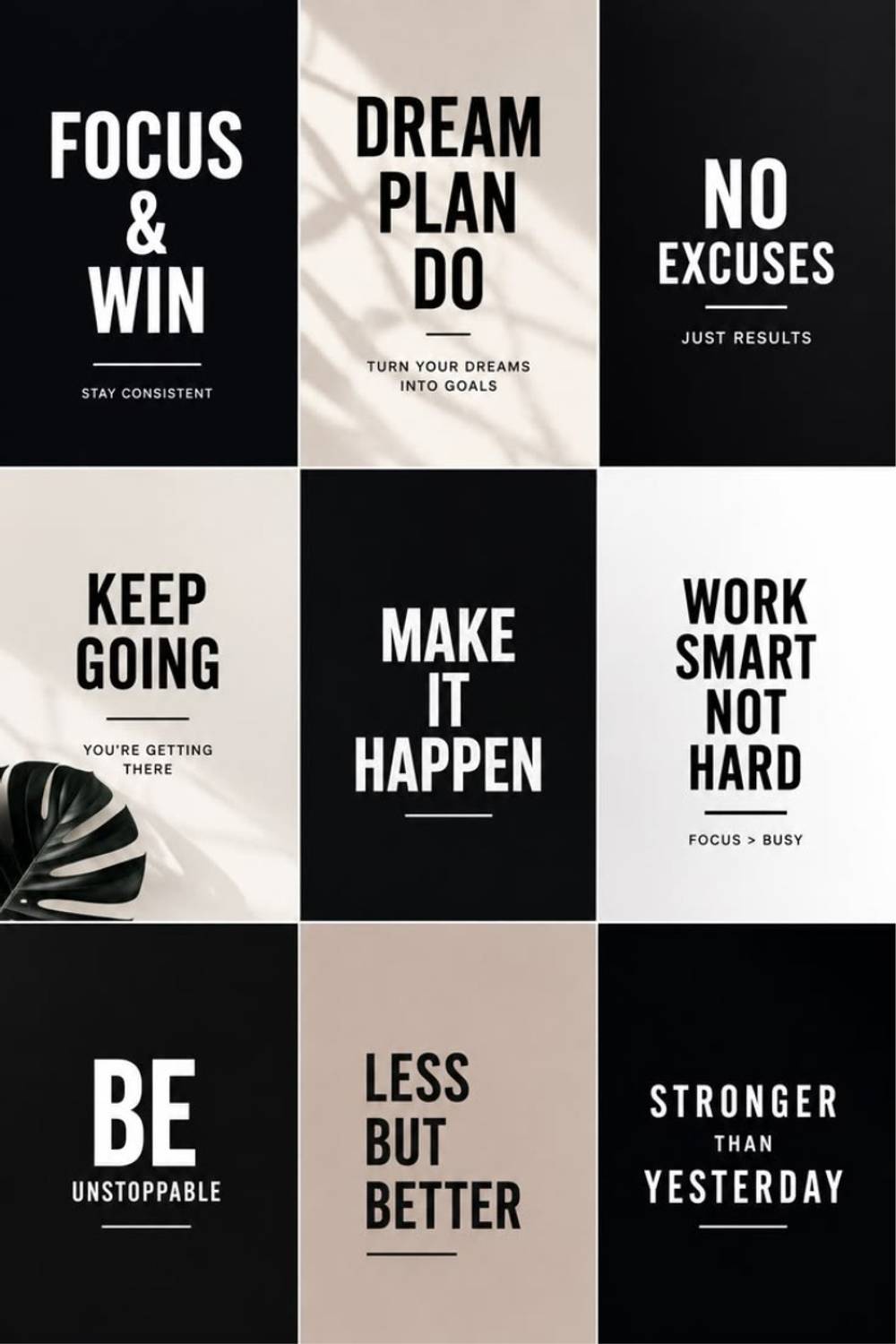 stickervilla 40 cm Motivational Quote Stickers Set of 8 Pack of 8 - Image 3