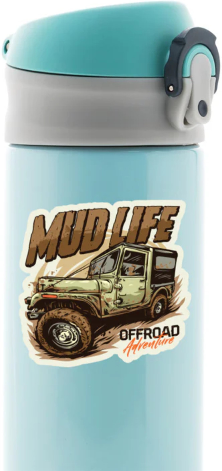Image of ESTLIO 6 inch Mud Life Offroad 4x4 Adventure Truck Graphic Decal Removable Sticker