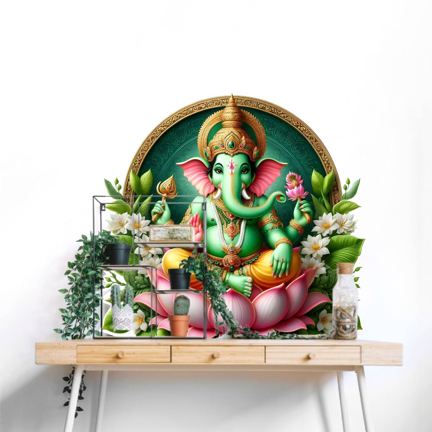 WallFX 30 inch LORD GANESH Self Adhesive Sticker