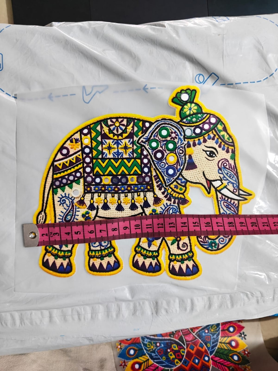 Image of CreativeNdecore 7.8 inch Hathi Mere Sathi DTF Self Adhesive Sticker