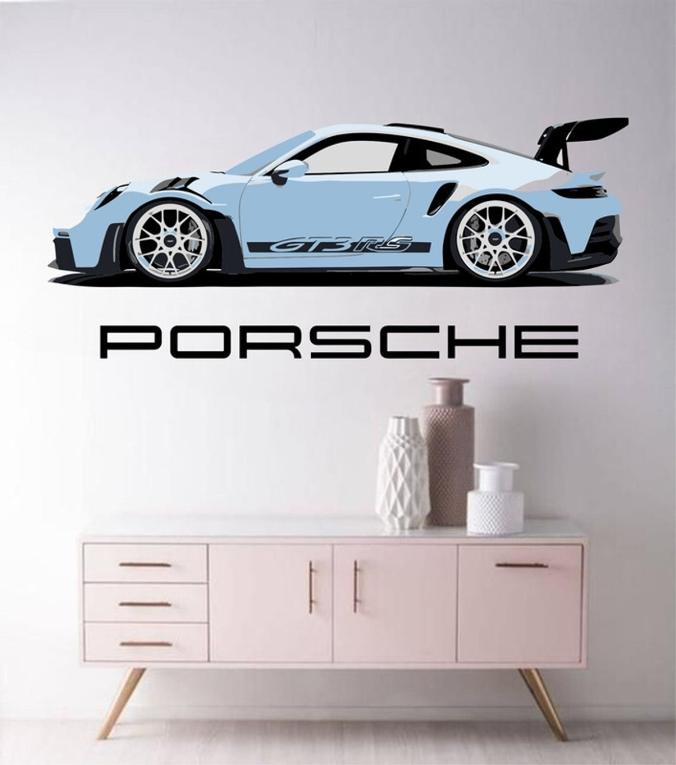 Image of ArtisticDecals 59 cm Car Mountain jeeps, Racing car Wall Sticker Big size sticker, 3D sticker Self Adhesive Sticker