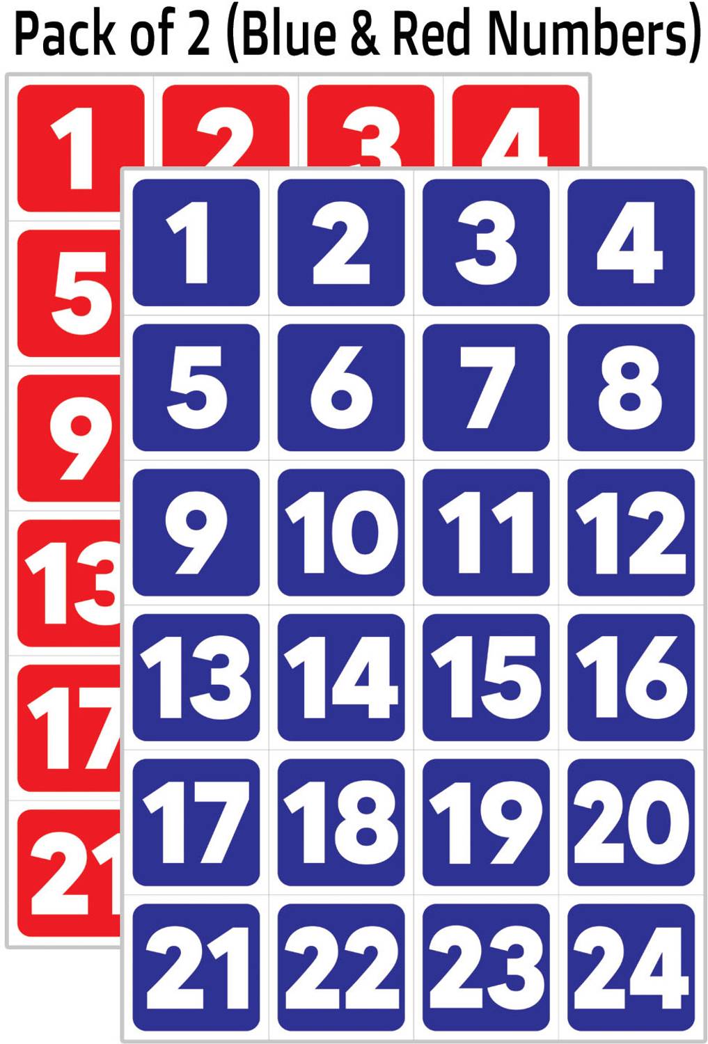 Dcy3ページ 123-digits-number-sign-sticker