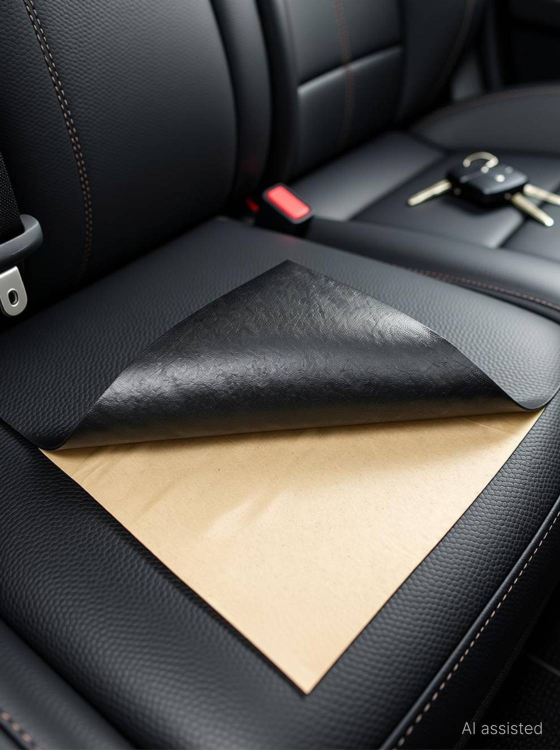 ASEBHARI 30 cm Leather Repair Patch Sheet for Sofa, Couch, Furniture, Car Seats 30 x Self Adhesive Sticker