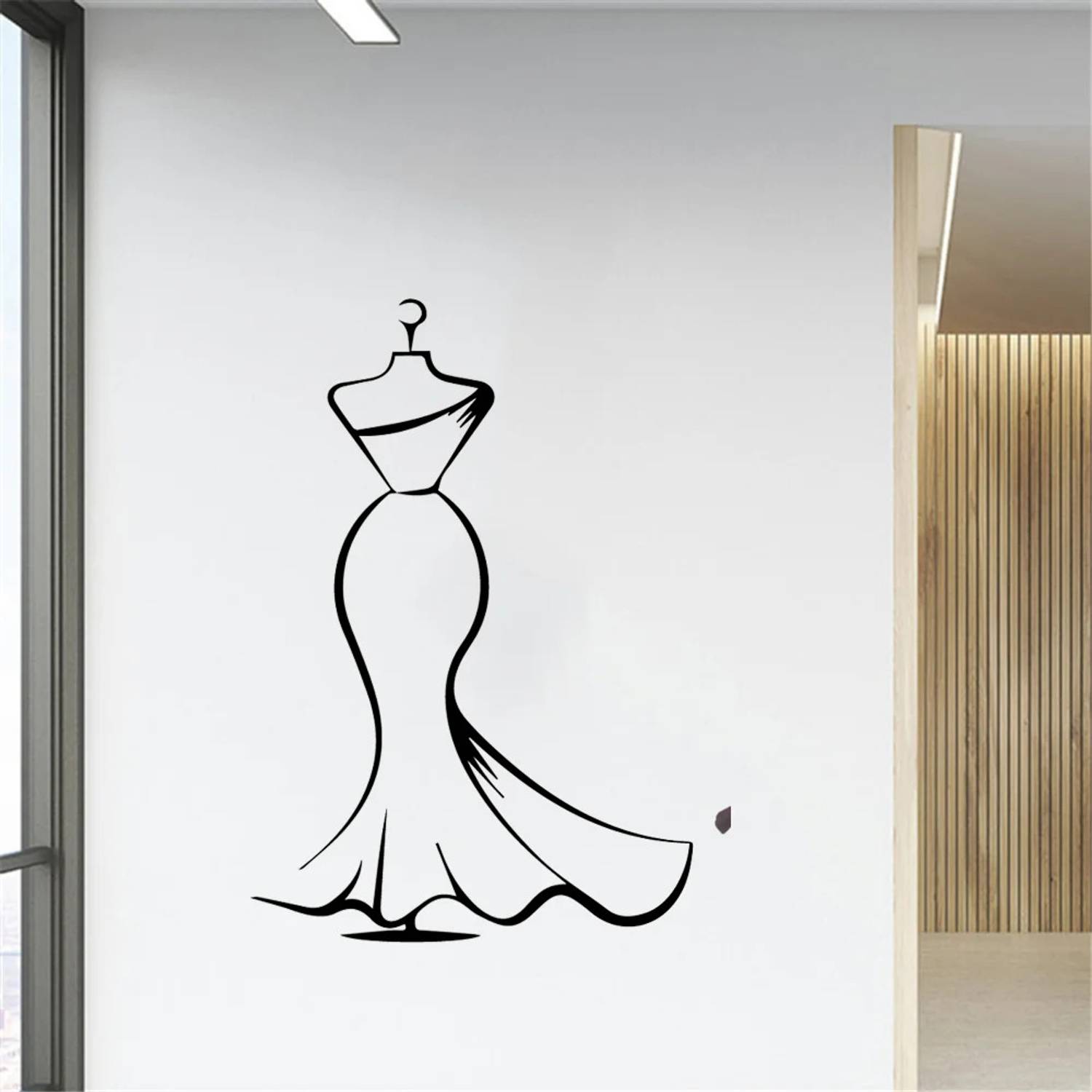 Xskin 43 cm Exquisite Fashion Dress, Wall Stickers Home Decor Waterproof  Wall Decals Self Adhesive Sticker Price in India - Buy Xskin 43 cm  Exquisite Fashion Dress, Wall Stickers Home Decor Waterproof