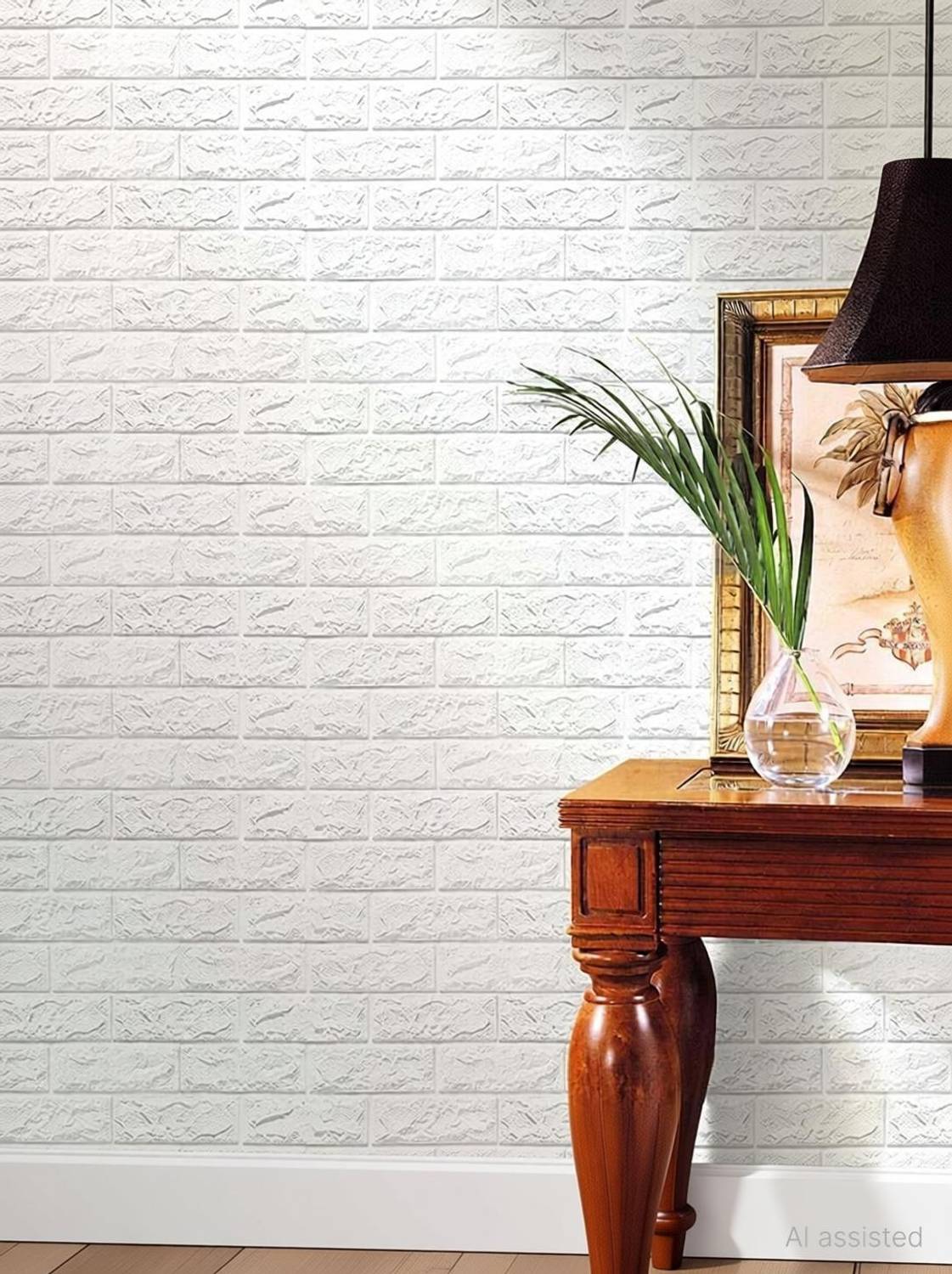 KAAF 77 cm x 45 cm Waterproof Floral & Botanical Vinyl Wallpaper