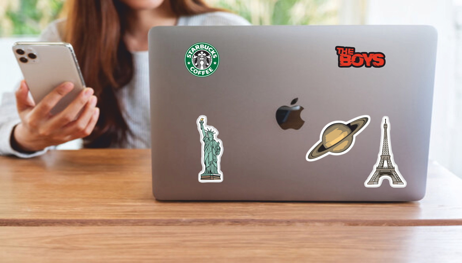 Image of skyline animation 3 inch 60+ Pcs Esthetic Stickers Pack for Laptop, Luggage, Bike & Scrapbook Removable Sticker