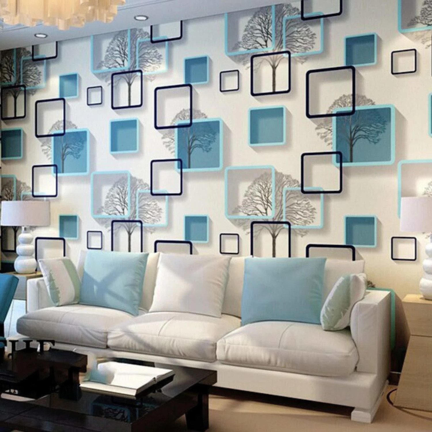 Image of Uratech 1000 cm Waterproof Wall Sticker for Living Room & Bedroom, Kitchen Stickers Self Adhesive Sticker