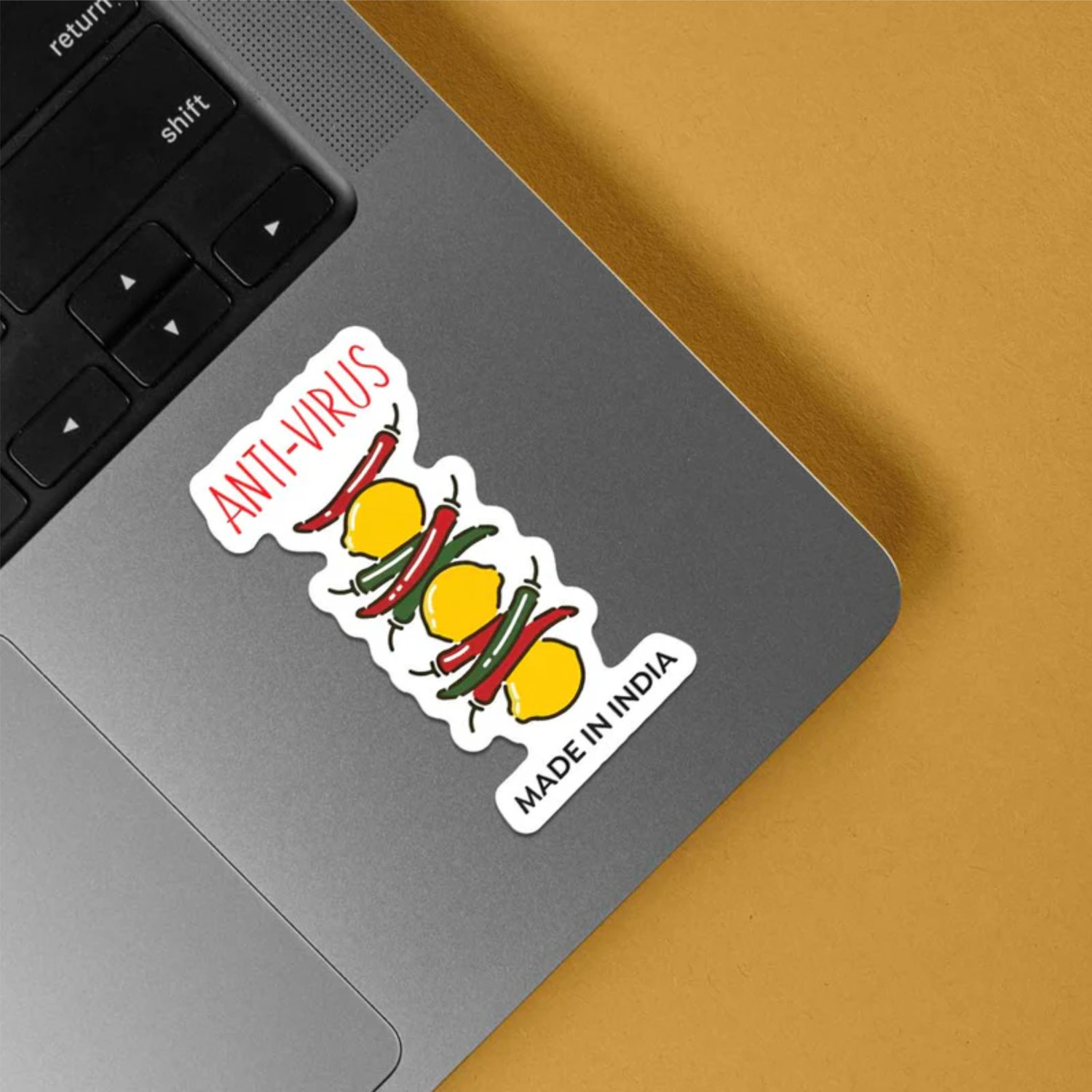 Image of ESTLIO 6 inch Anti Virus Graphic Logo Sticker Pack Removable Sticker
