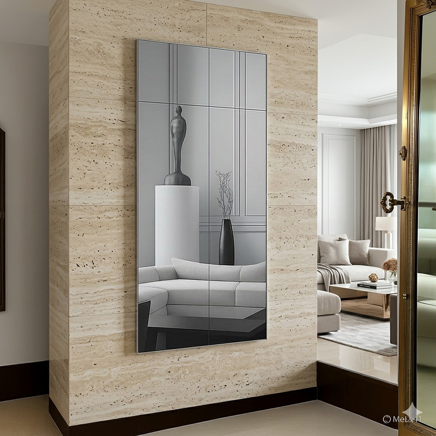Image of WAKAI VISUAL 15 cm 10 Pcs Self Adhesive Acrylic Mirror Self Adhesive Sticker