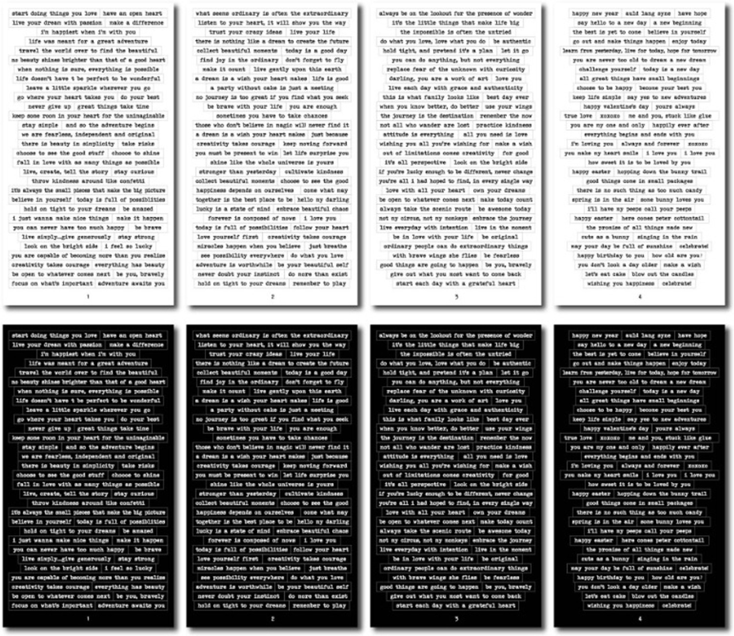 Image of A R International 6 inch QUOTE STICKERS FOR JOURNALING & DOODLING Self Adhesive Sticker