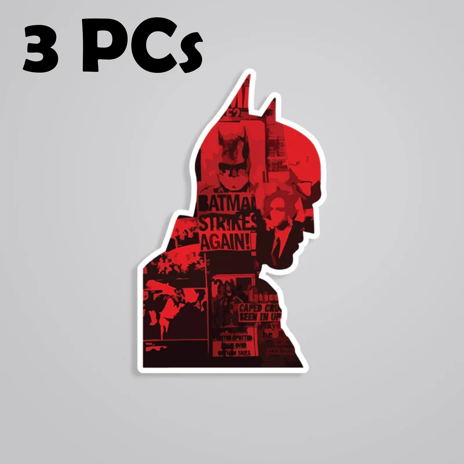 Image of ESTLIO 6 inch atman Superhero Logo Sticker Pack Removable Sticker