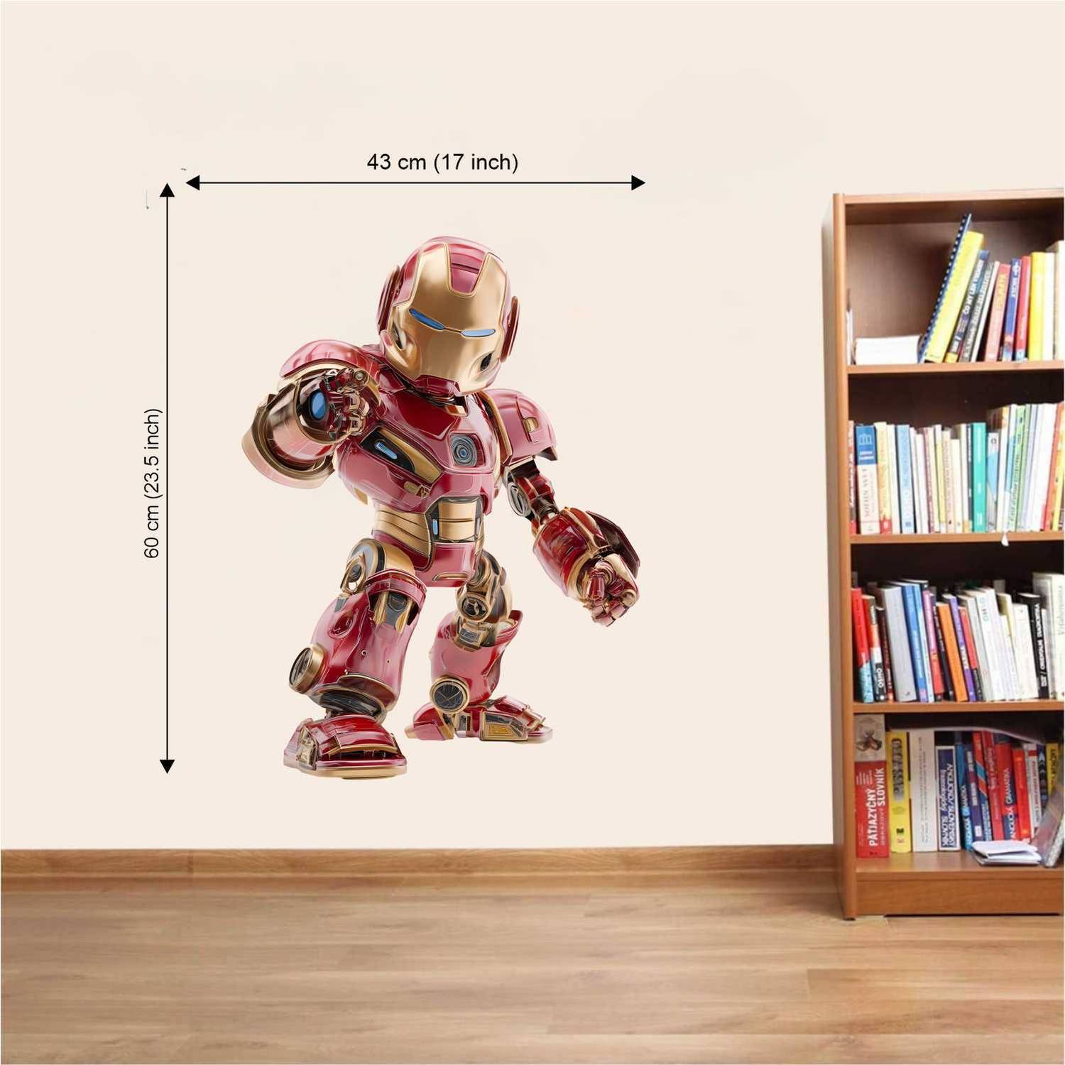 GovardhanSons 60 cm 3D Superhero Wall Sticker - Image 2