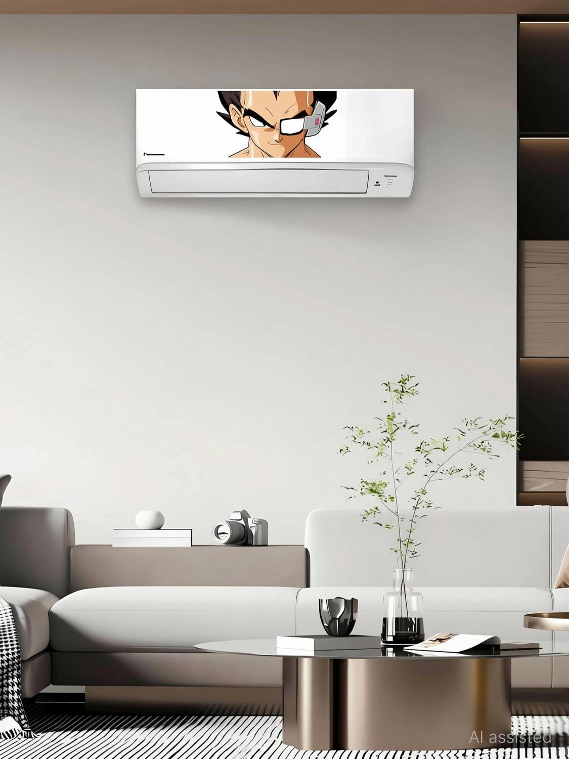 ArtfulDecals 24 inch Adorable Aesthetic ANIME AC & Wall sticker for your Home decoration Self Adhesive Sticker