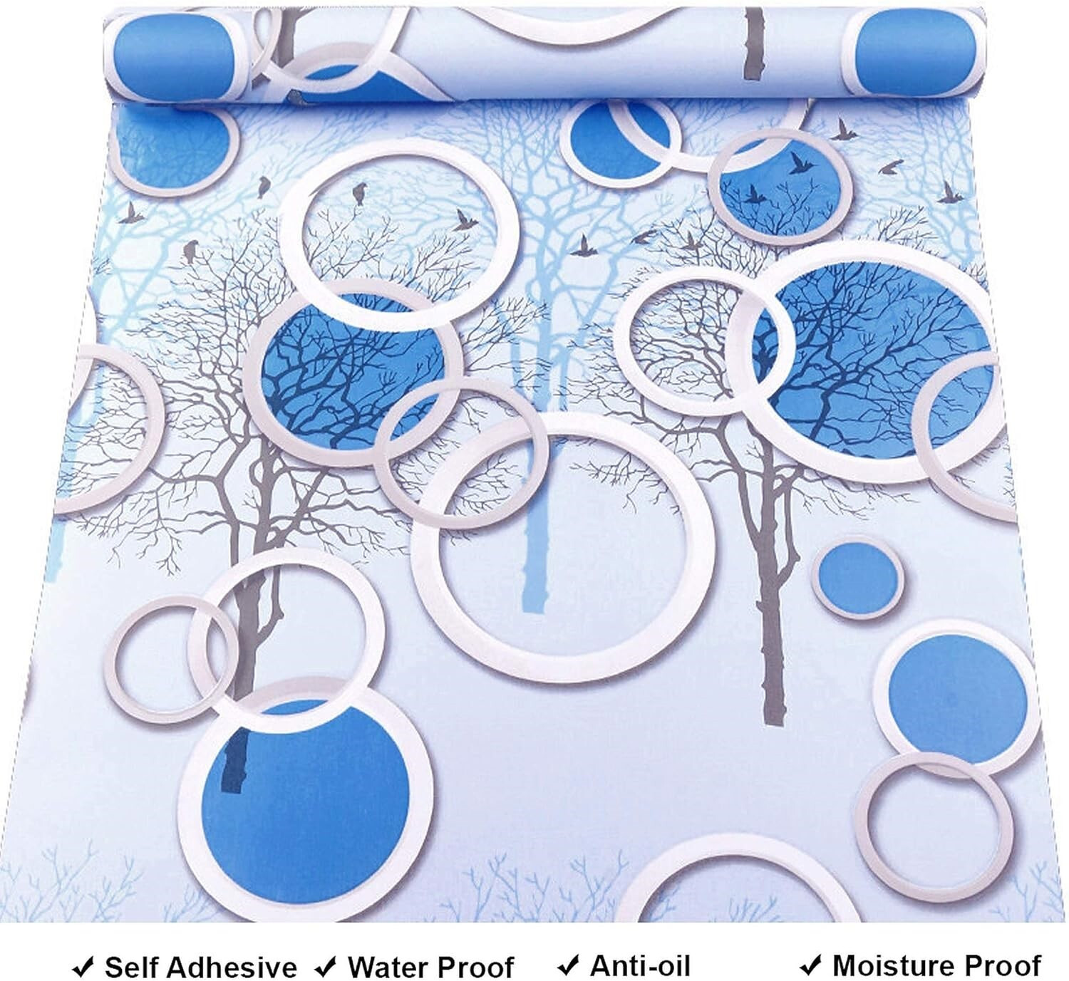 Image of Flipkart SmartBuy 1000 cm Self Adhesive Premium Wall paper for Wall Self Adhesive Sticker