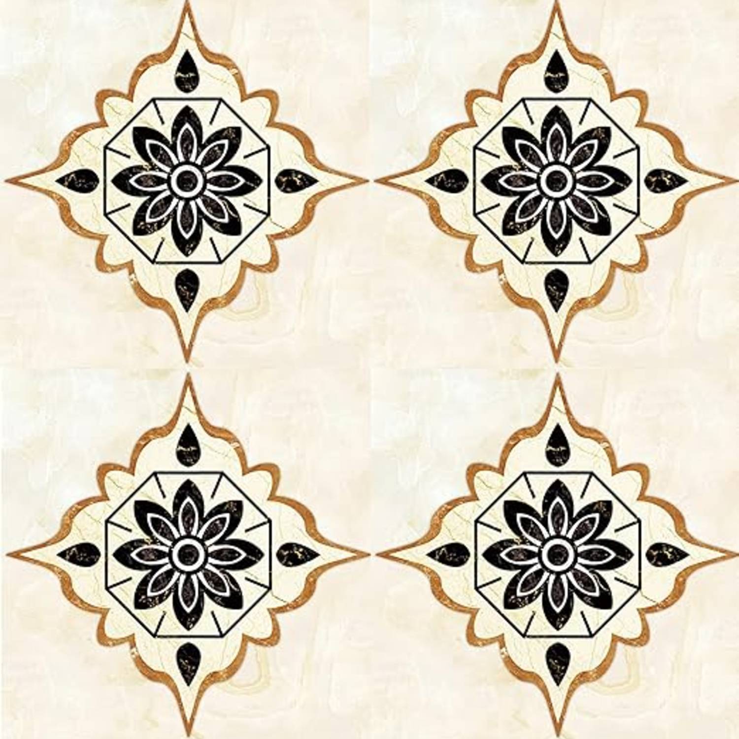 CAREOPETA 36 inch Tiles Floor Sticker Waterproof Self Adhesive Removable Sticker