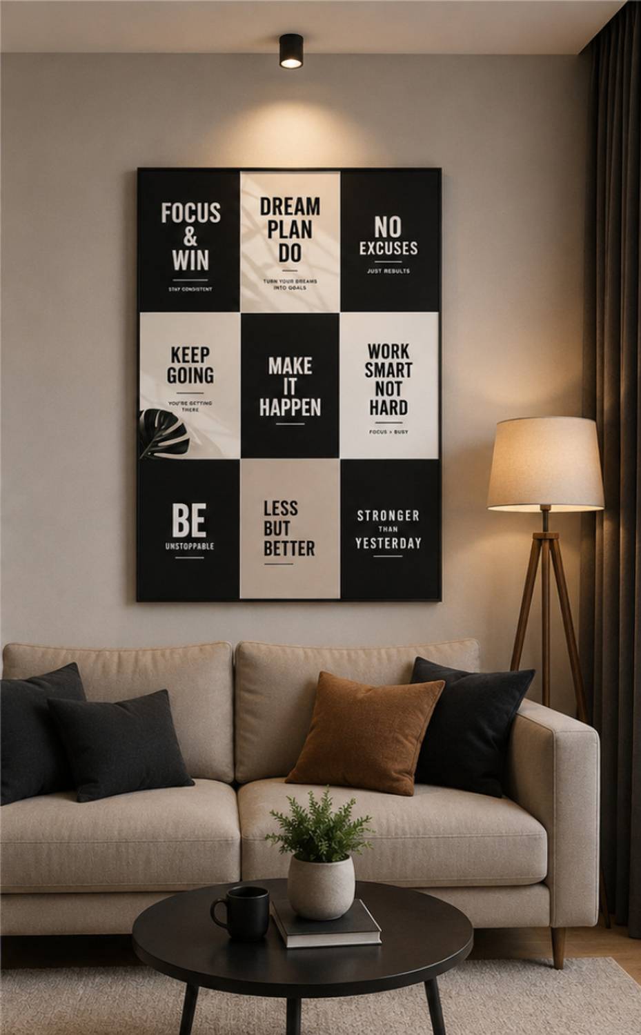 stickervilla 40 cm Motivational Quote Stickers Set of 8 Pack of 8 - Image 5