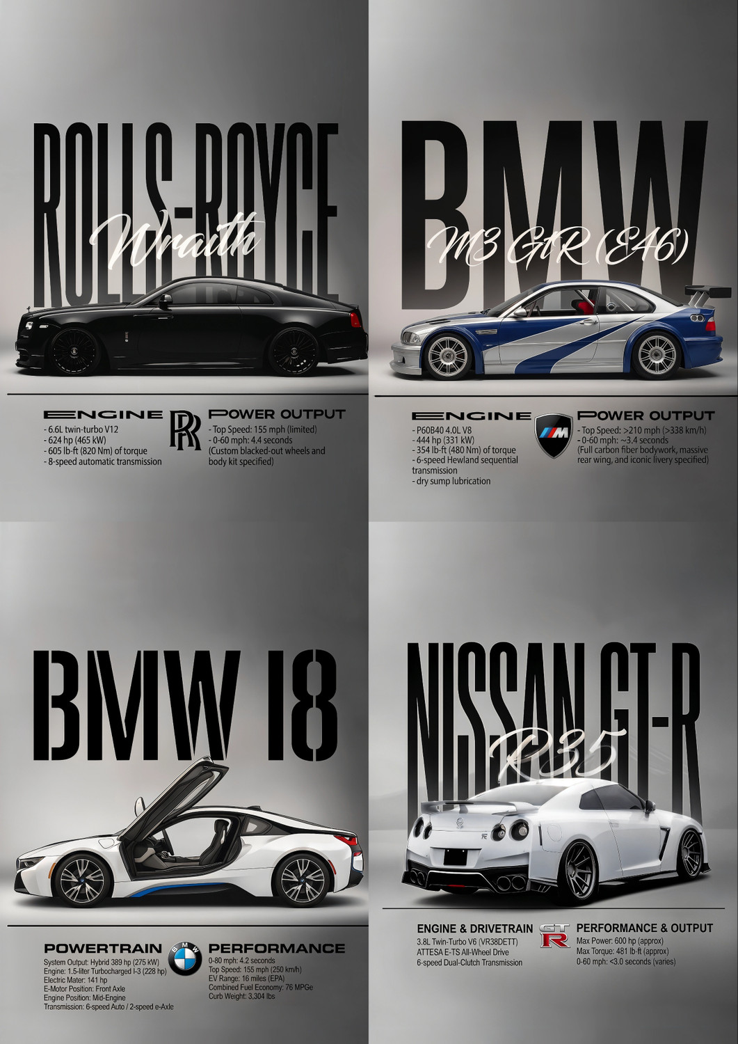 Image of Sports Car, Vintage Car, Supercar & Classic Car Wall Decor Paper Print