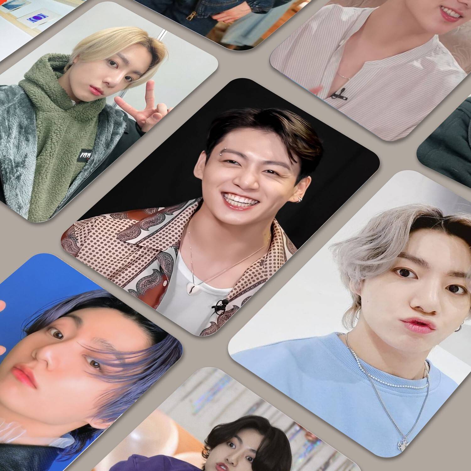 Niki Enterprises 11 cm BTS Jungkook Bias Pack Photocard ( Set of