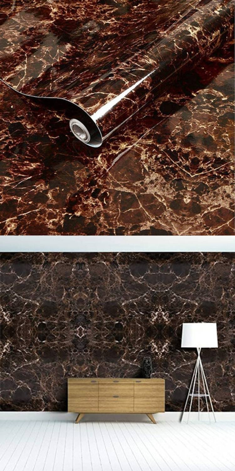 KITCHENNOVATE 200 cm Floor to Ceiling Chic: Waterproof Floor Wallpaper for Stylish Flooring Self Adhesive Sticker