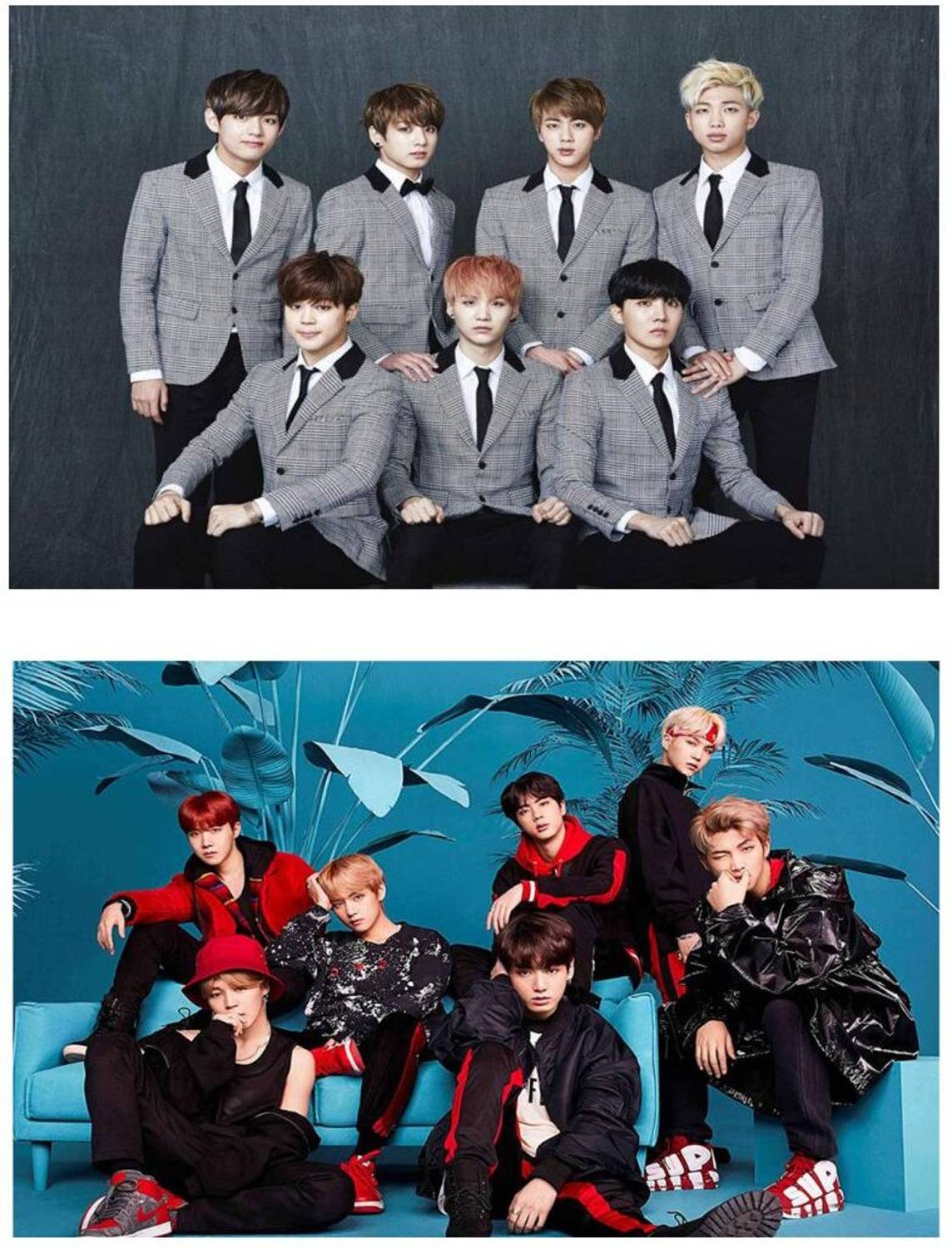 komstec 18 inch BTS Poster Wall Sticker For Home, Living Room