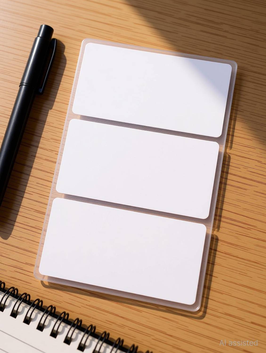 BlackDreams 10 cm Name Badge Writable Stickers 4x2 inch White Labels (100x50mm) (Pack of 200) Self Adhesive Sticker