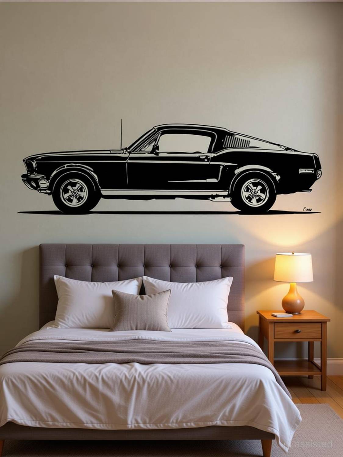 ArtisticDecals 88 cm Car Mountain jeeps, Racing car Wall Sticker Big size sticker, 3D sticker Self Adhesive Sticker