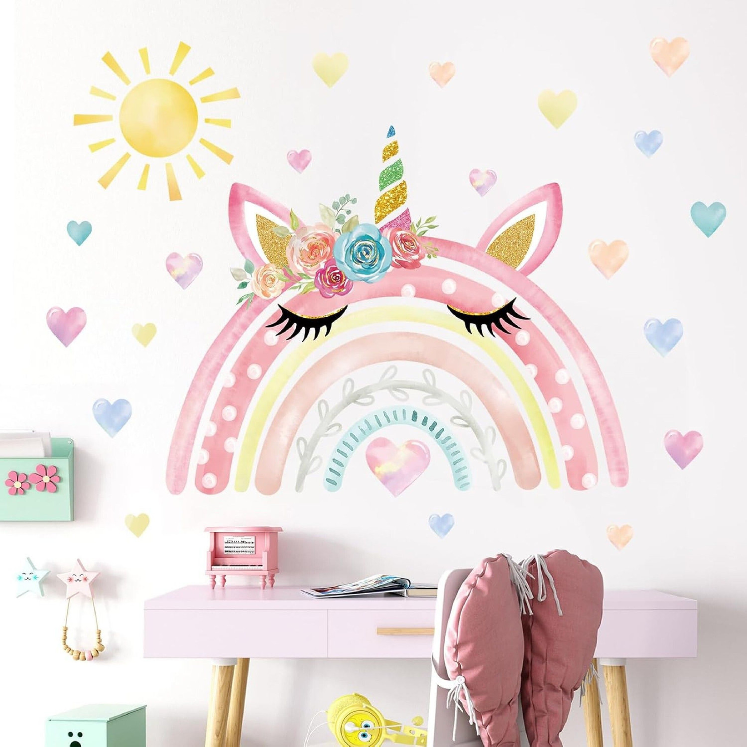Image of KAAStudio 76 cm Self Adhesive Decorative Wall Sticker-1124 Self Adhesive Sticker