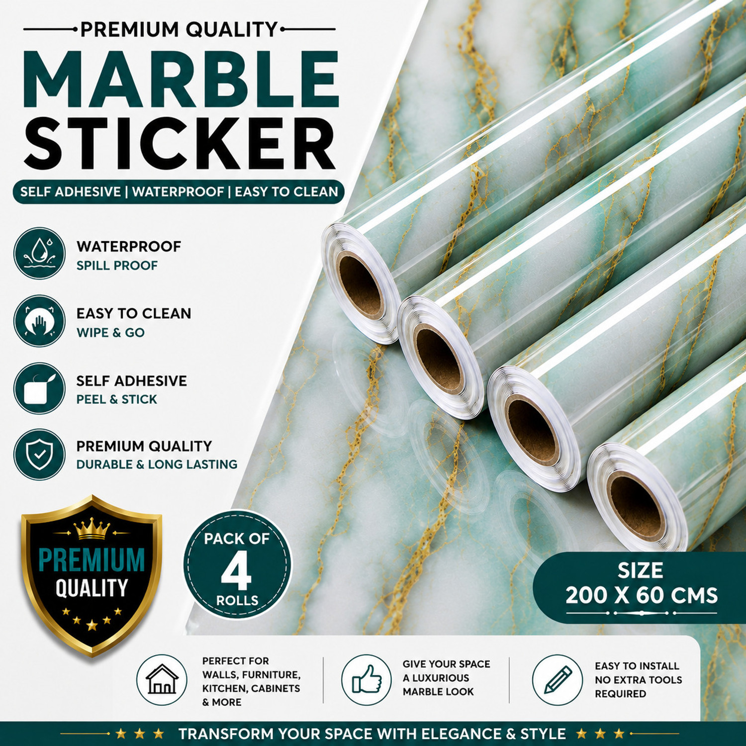 Image of Pamidhar 200 cm WALLPAPER Self Adhesive Sticker