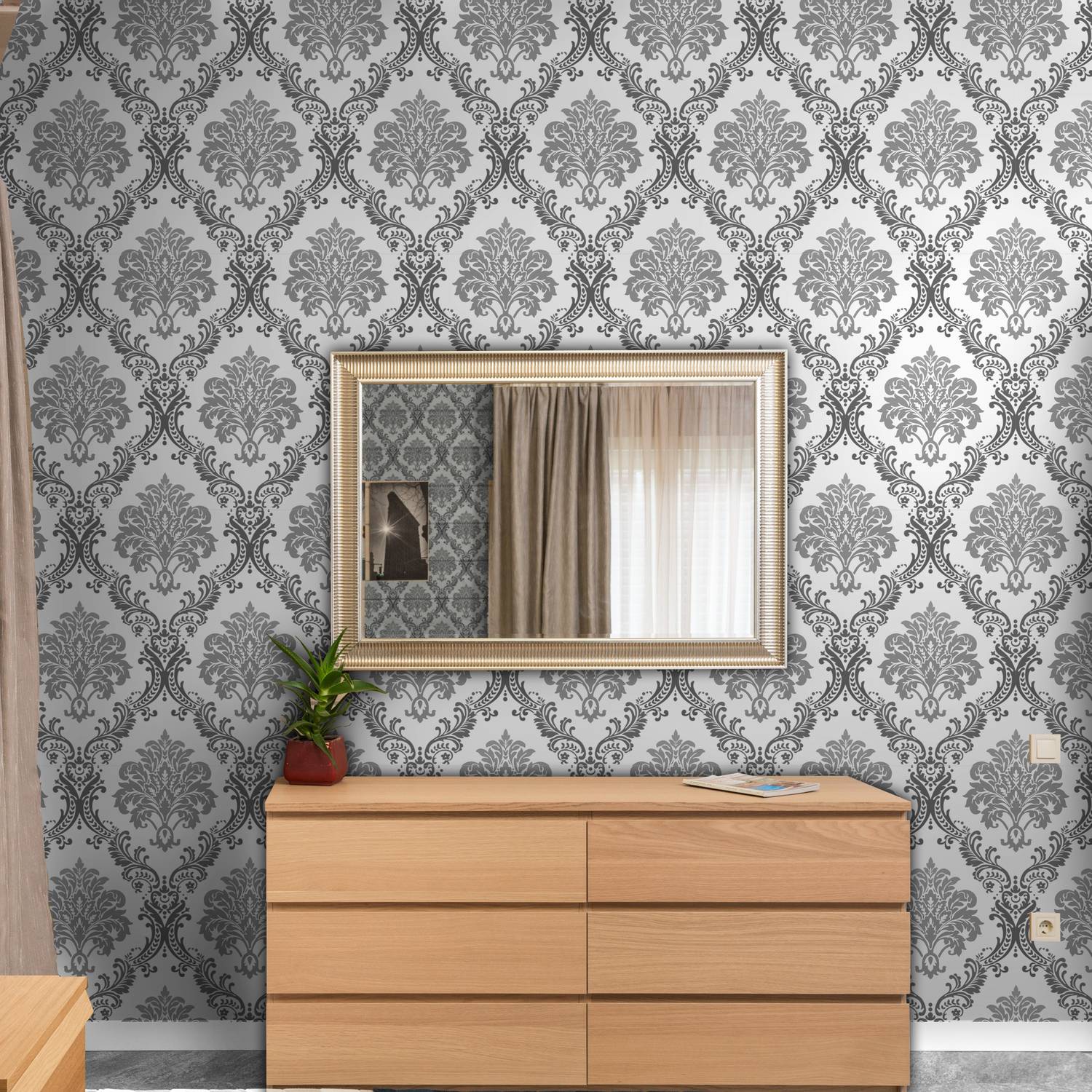 Wallmonks 300 cm Vintage Mono Self Adhesive Sticker Price in India