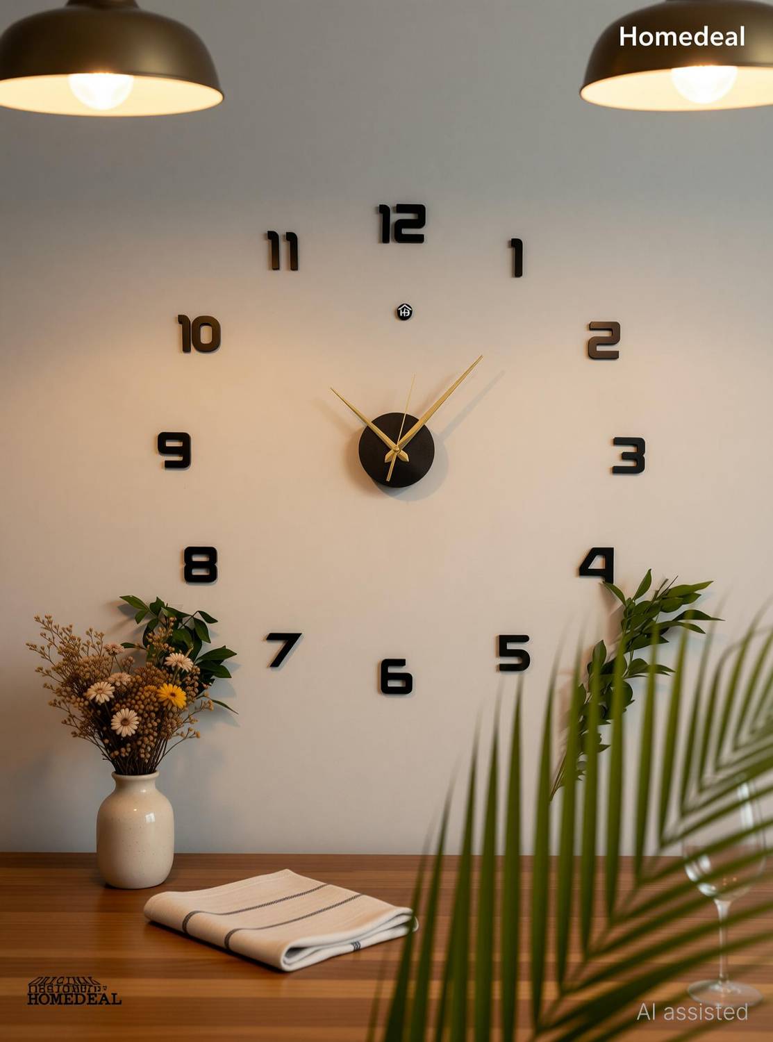 HomeDeal 60 cm Enjoy Family Wall Clock - Image 1