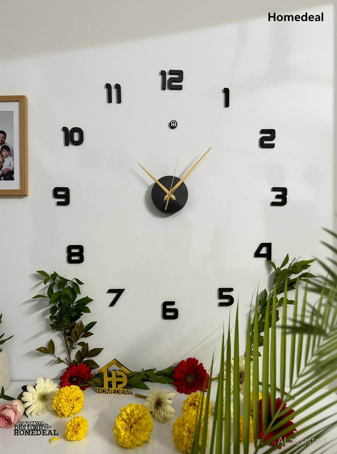HomeDeal 60 cm Enjoy Family Wall Clock - Image 2