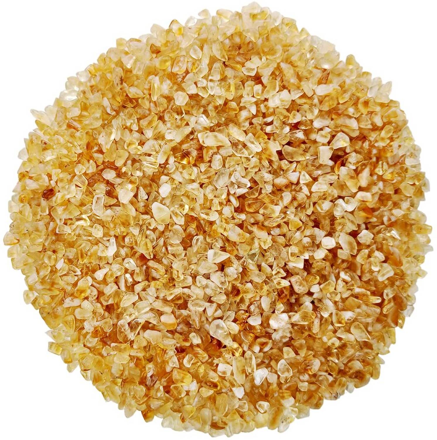 9dzine Citrine Chips Dust Raw Rough for Reiki Healing Meditation Polished Asymmetrical Crystal Stone