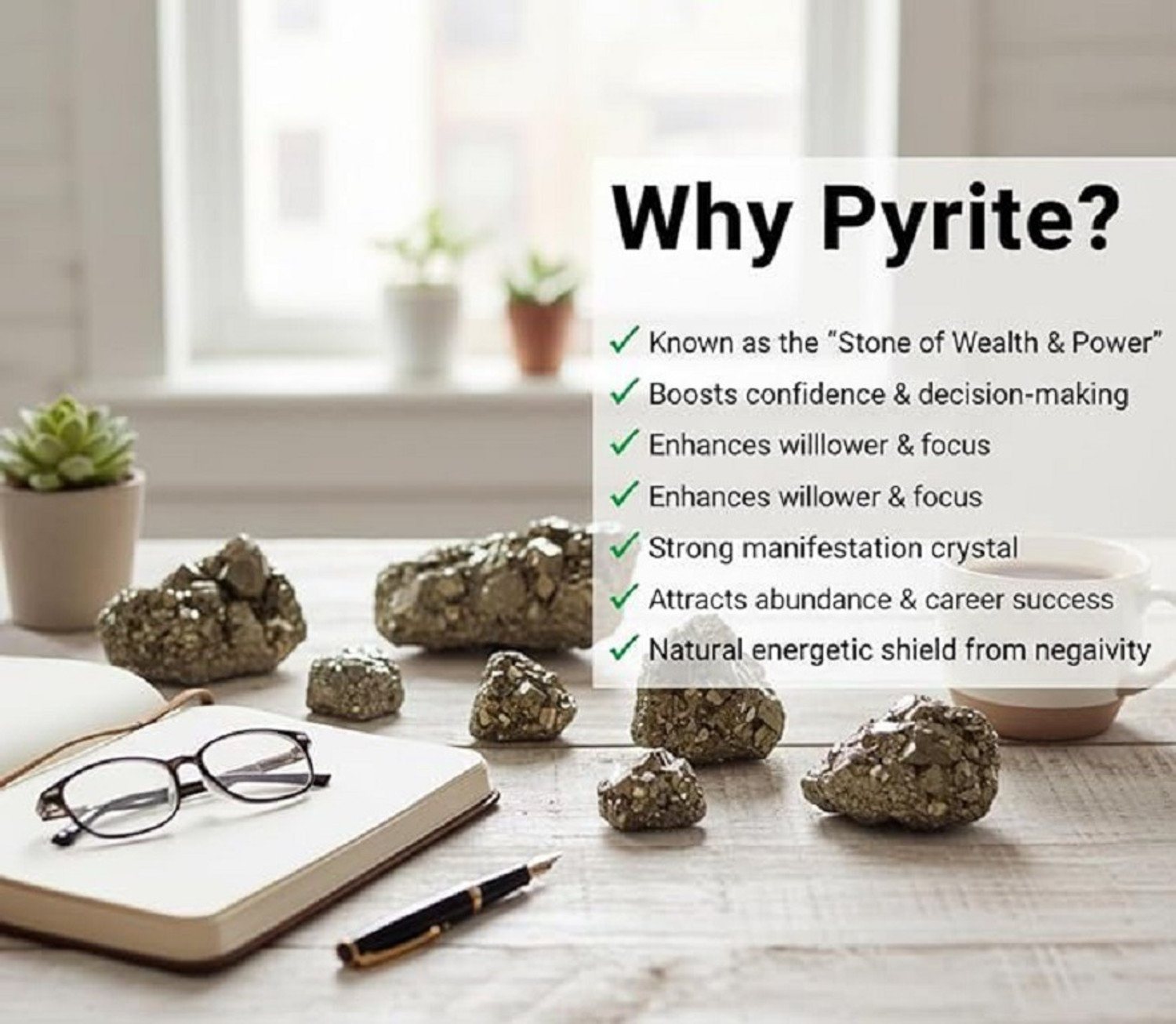Image of GoldAura Pyrite Cluster Rough Stone for Vastu Correction 50-60g Regular Asymmetrical Crystal Stone