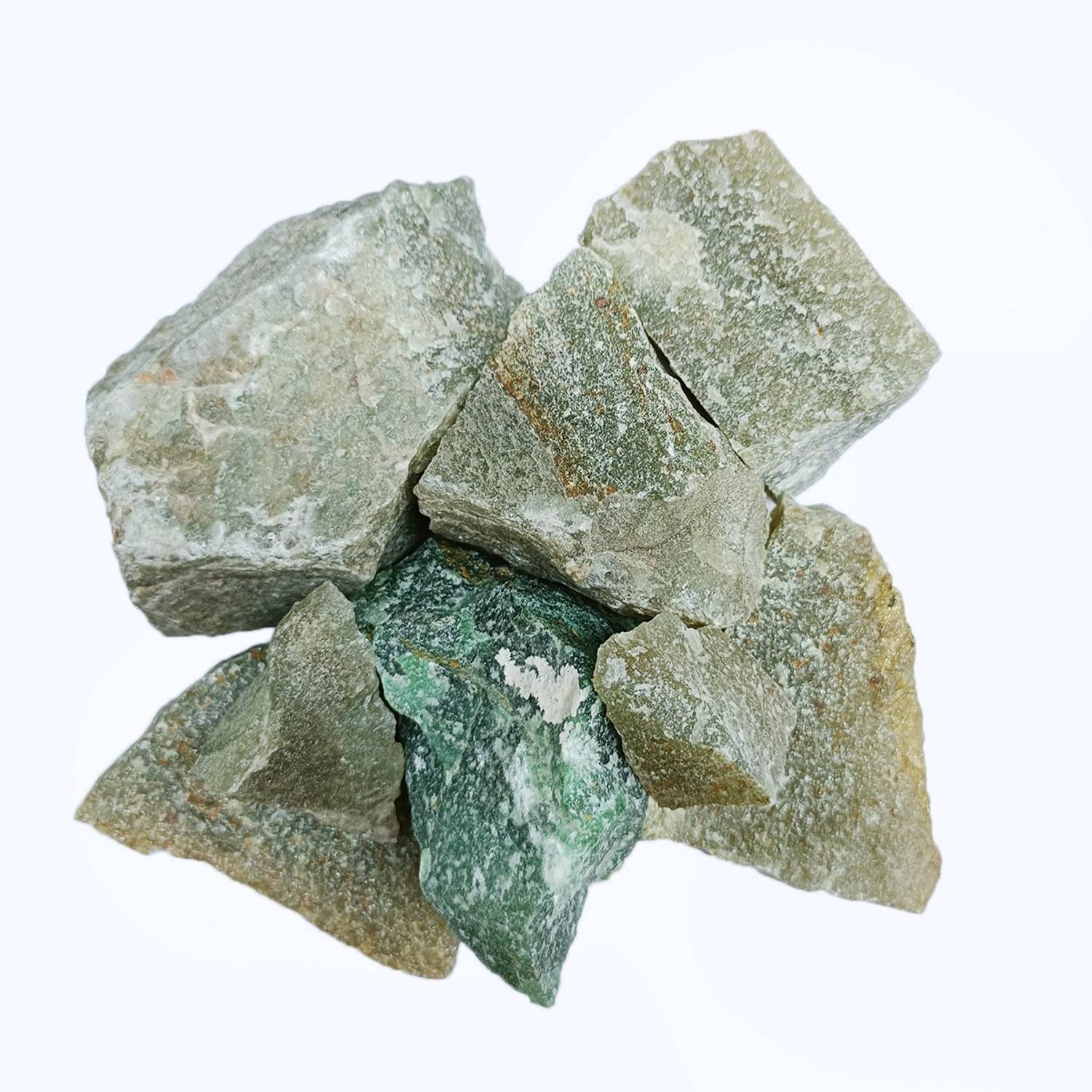 9dzine Crystal Green Aventurine Rough Raw Stone 250Gm,Aventurine Gemstone For Vastu Regular Asymmetrical Crystal Stone
