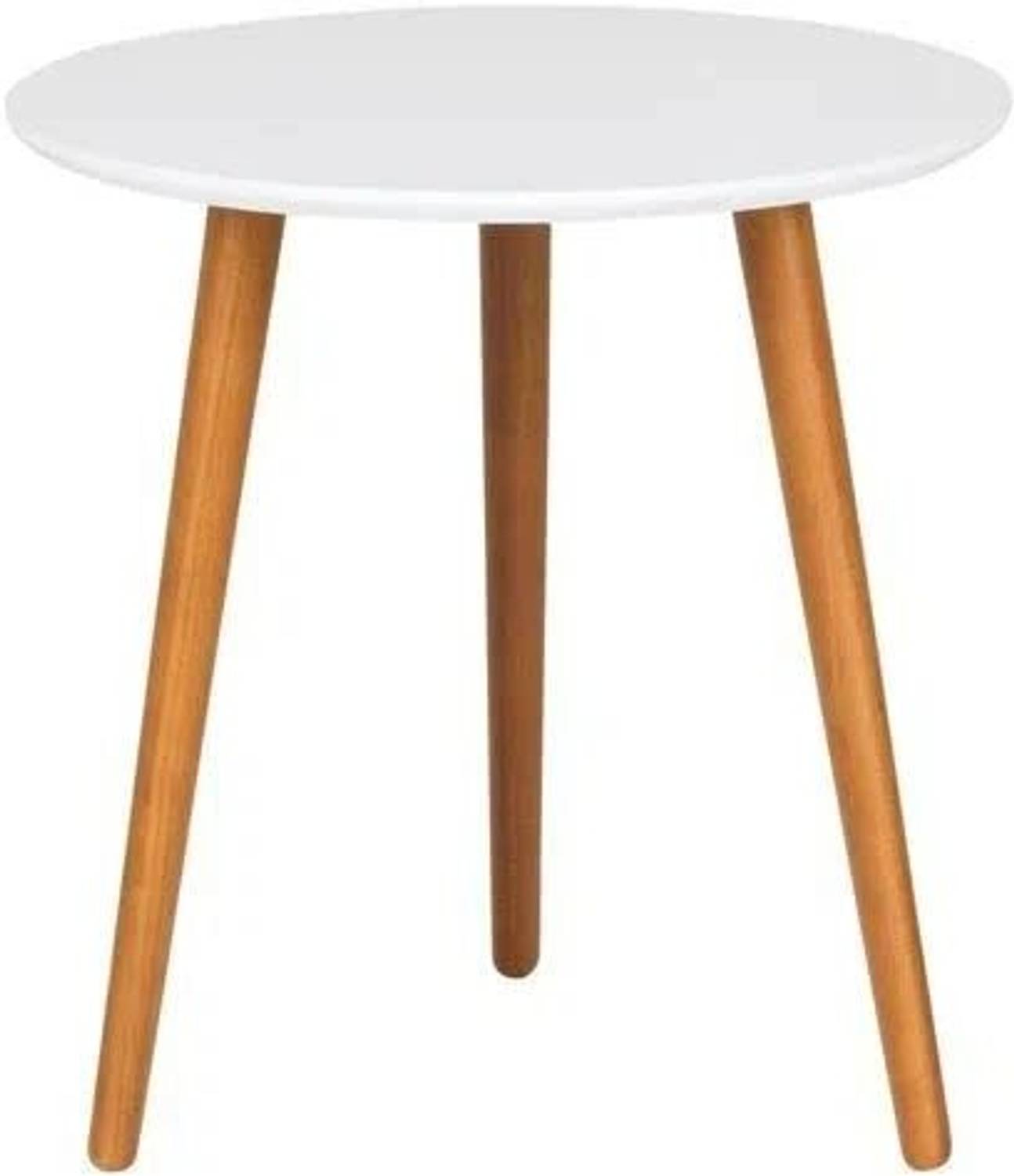 SH WOOD HANDICRAFTS Stool (White, Pre-assembled)