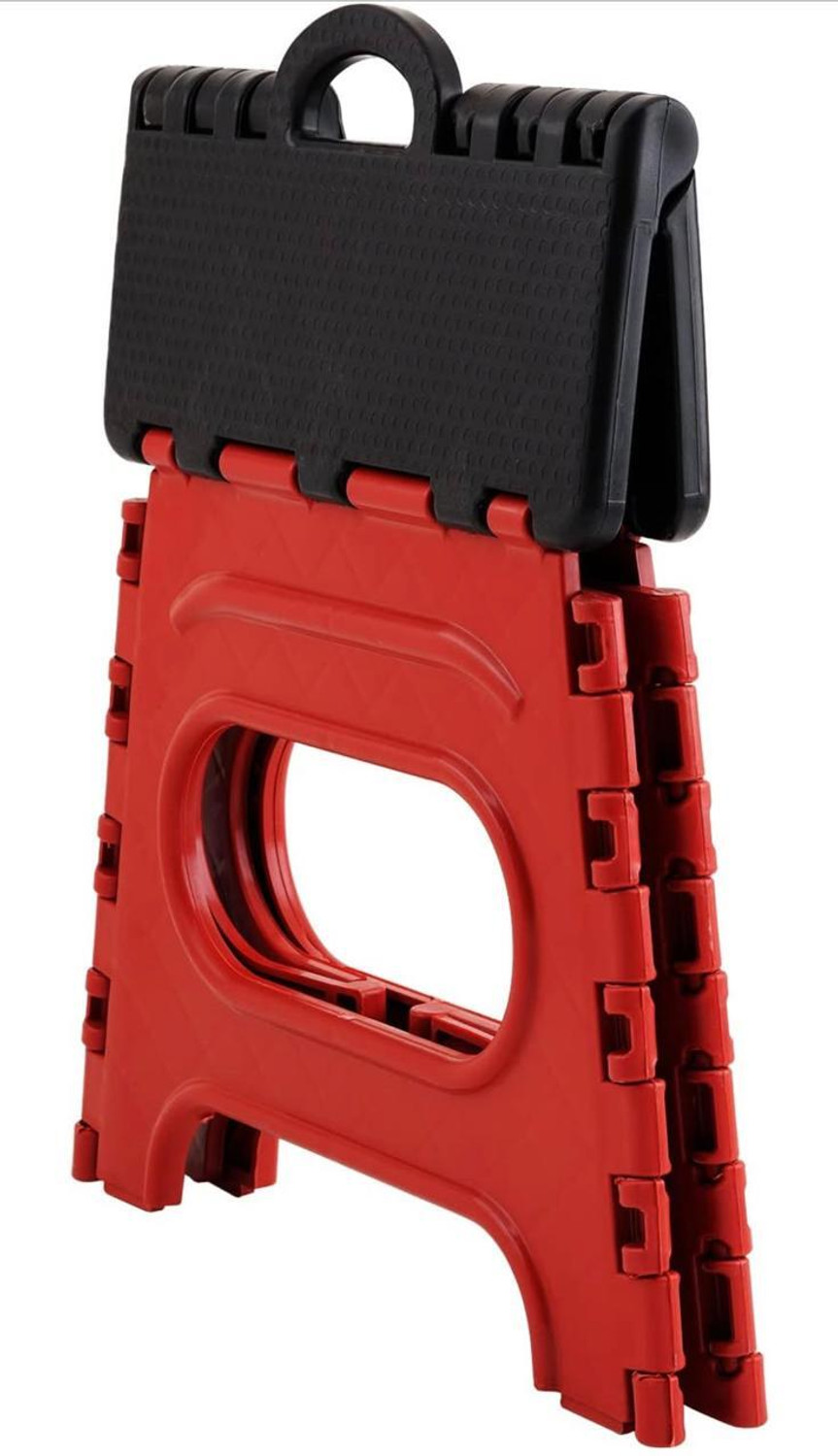 Image of AARAV Folding Stool 12 inch For Living Room Heavy Duty Bathroom Stool