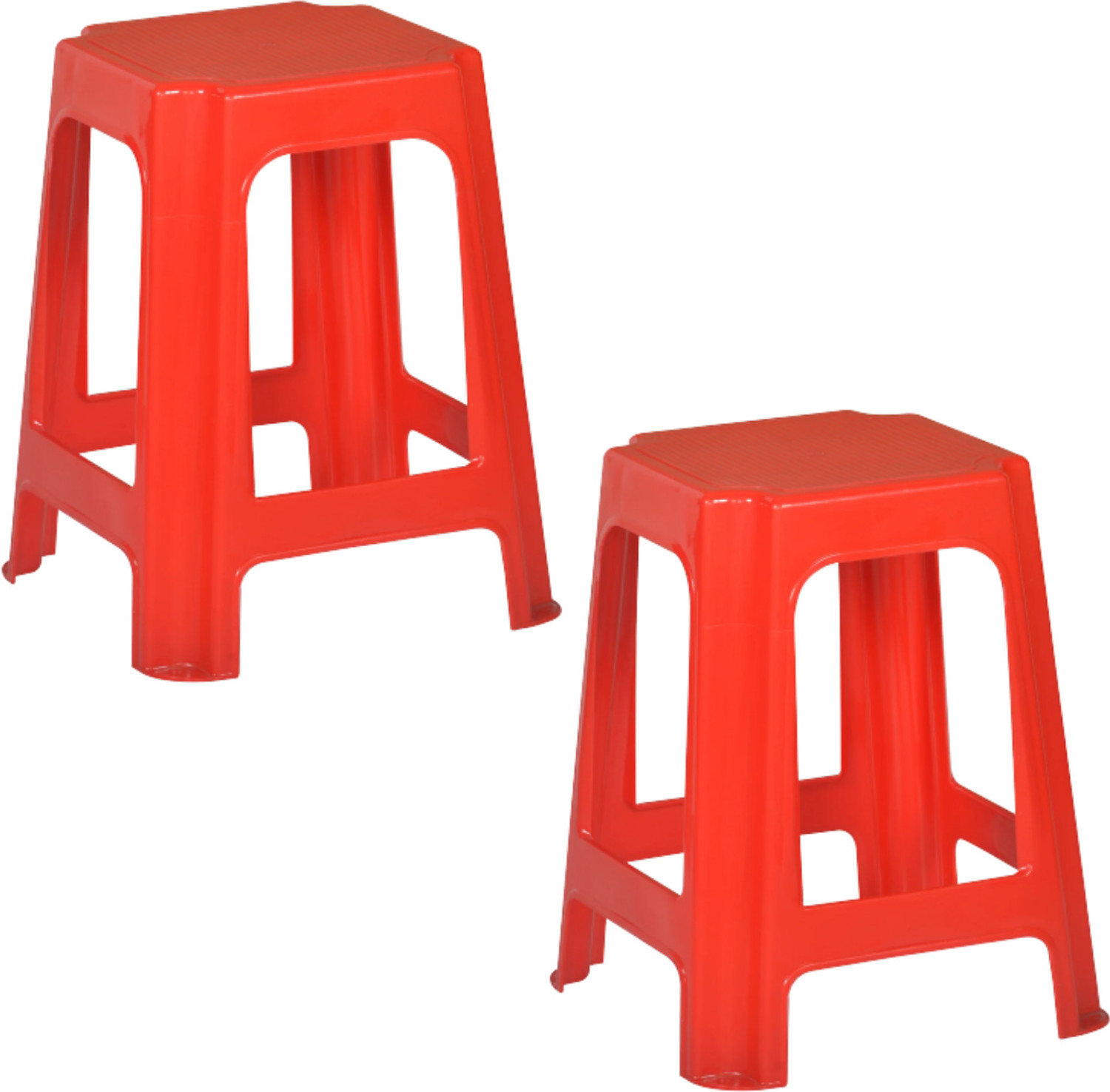 Image of Nilkamal Plastic Seating Stool for Home Office And Garden high Load Capacity Stool