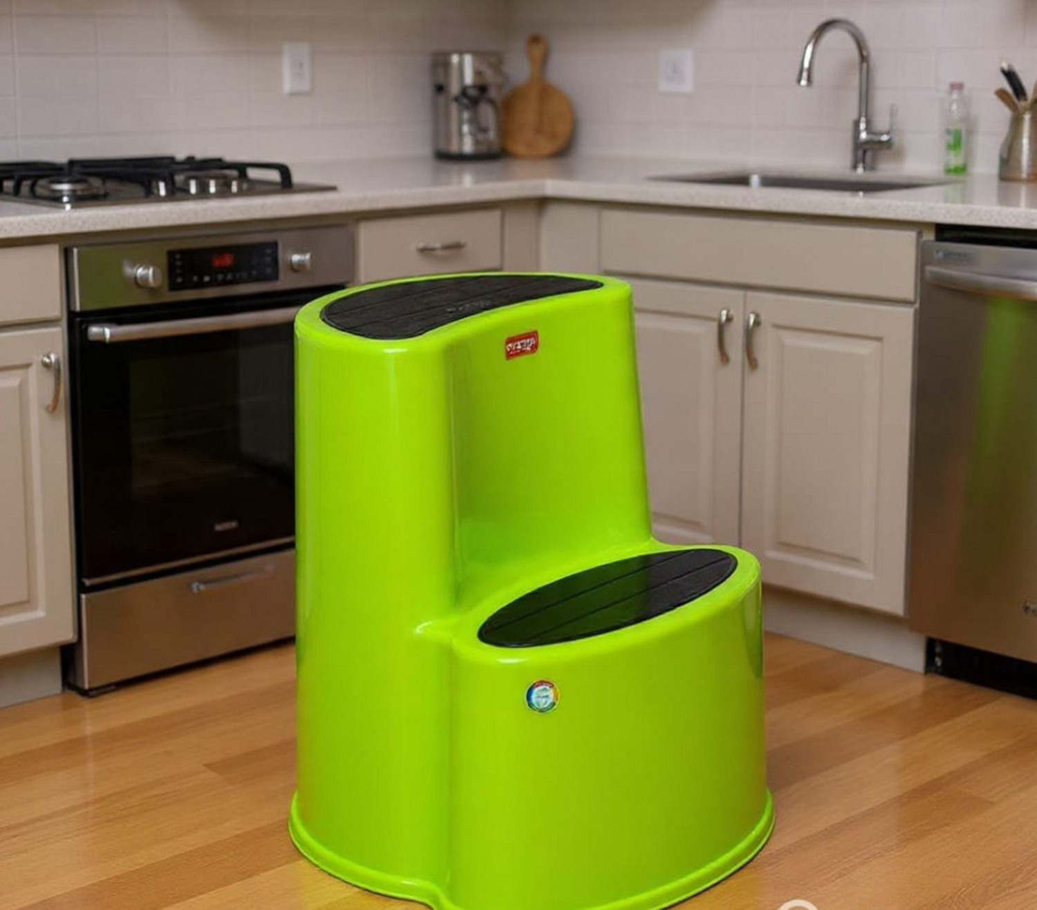 Image of MSR Mango Murfi Step Stool Kitchen Cafe Home Living Room Hotal School Kitchen Stool