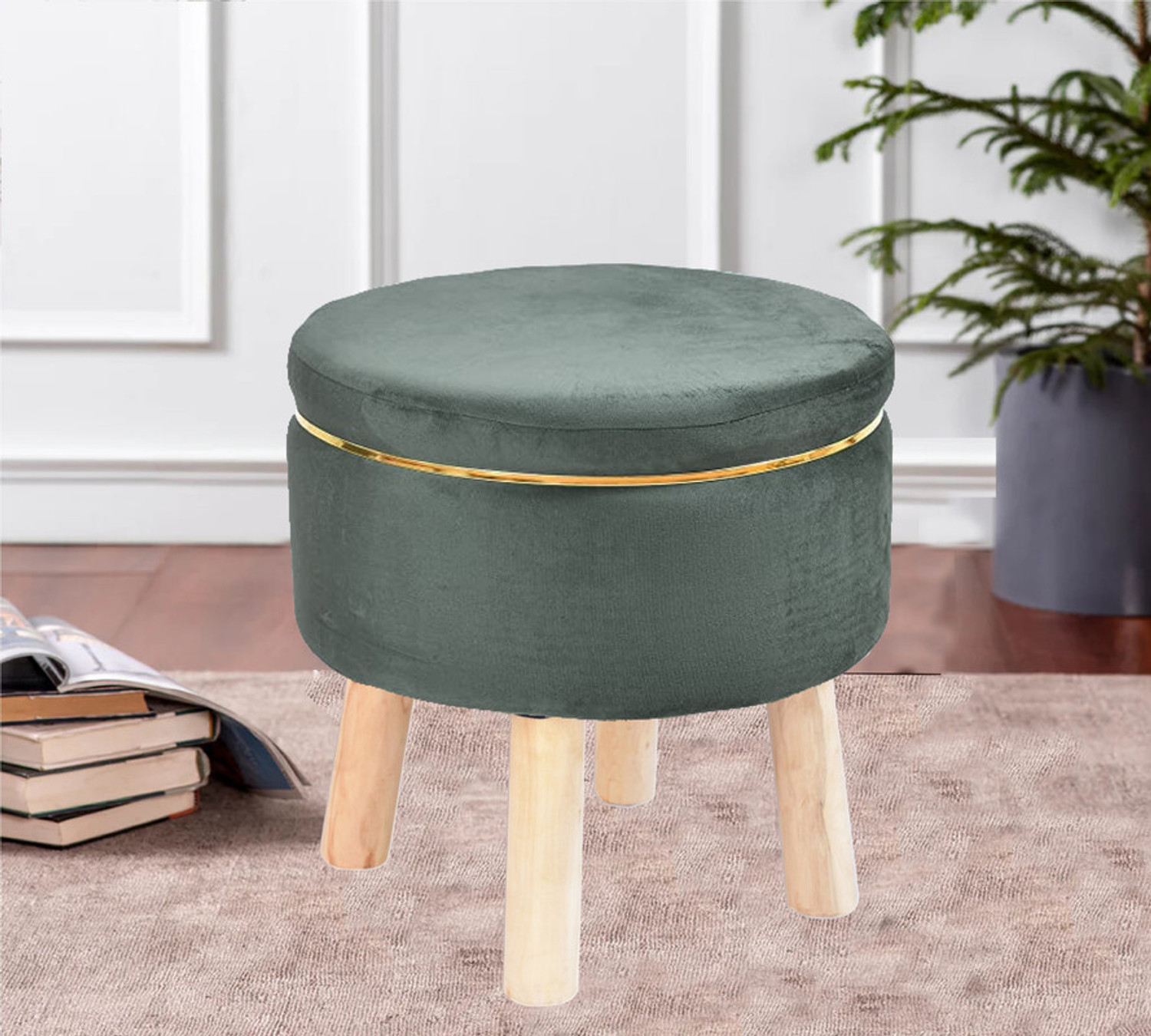 Image of KNOTS N PINE Living & Bedroom Stool