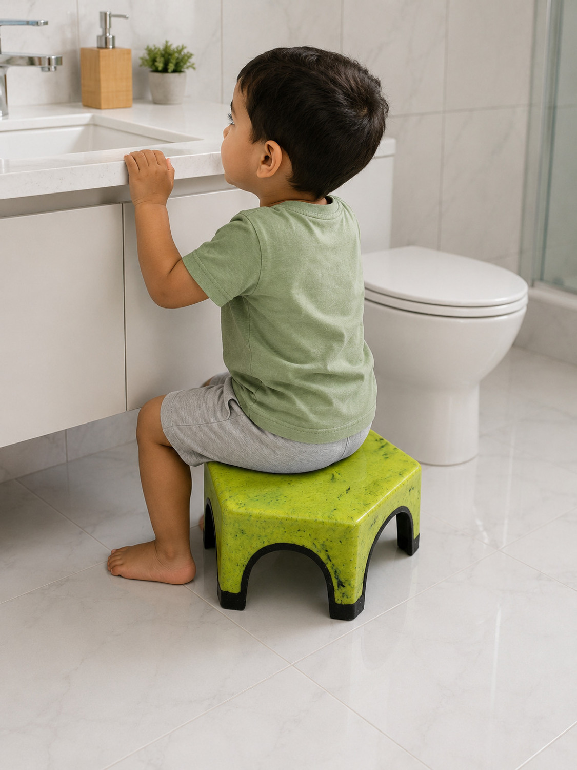 Image of KRB KRB,Bathroom Stool|Plastic Stool for Bathroom|Anti-Slip Stool