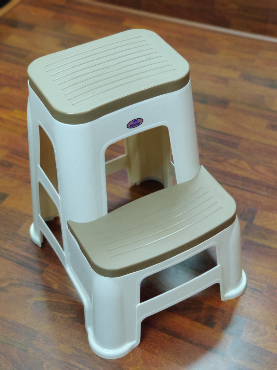 Image of Nilkamal Strong & Durable Step Stool STL 31|100% PolyPropylene|Living,Bed Room,Kitchen, Outdoor & Cafeteria Stool