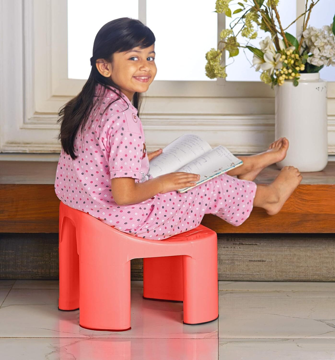 Image of MILTON Backrest Stool