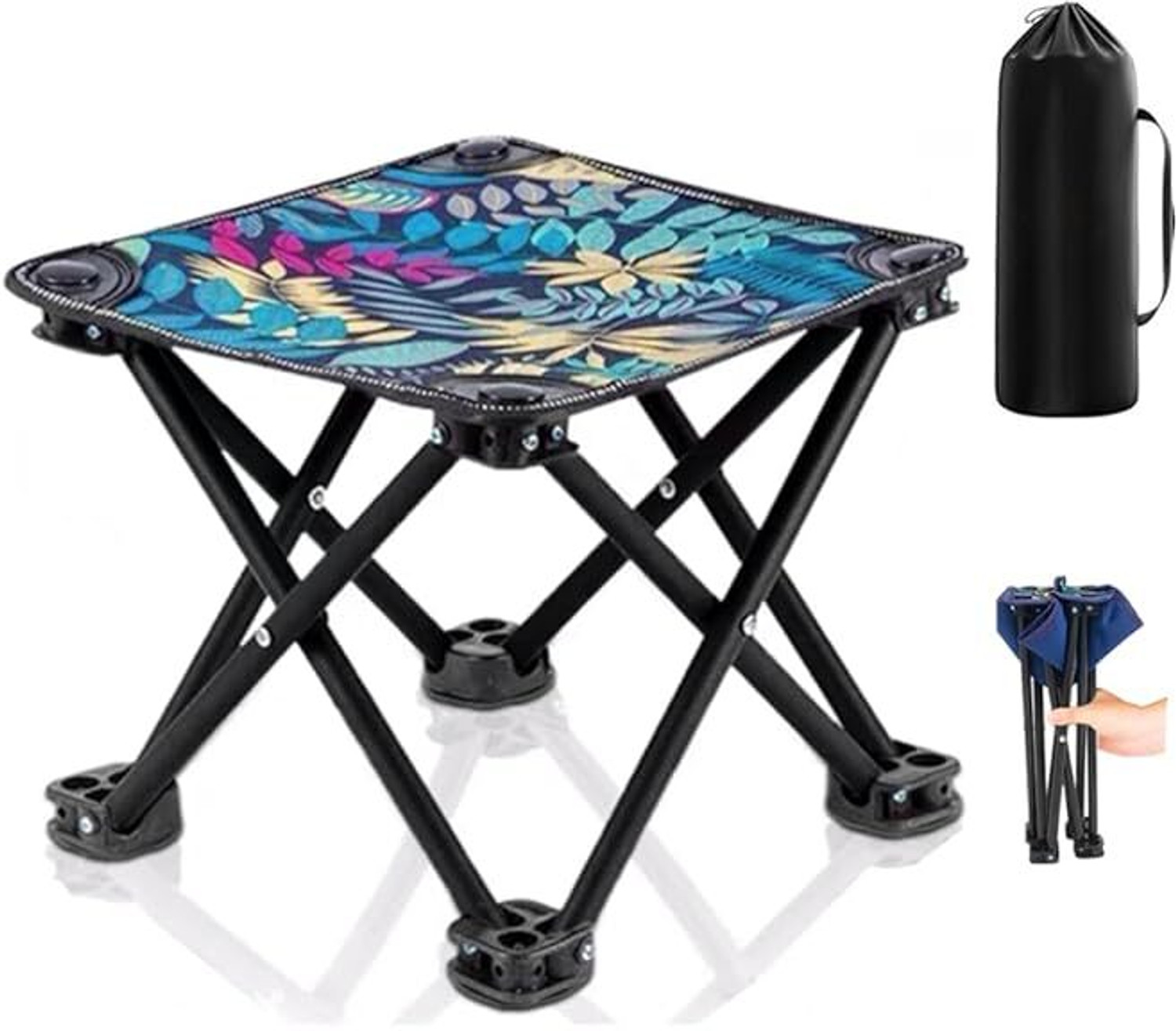 Image of Jiyancreation Portable Ultralight Camping Stool Outdoor & Cafeteria Stool