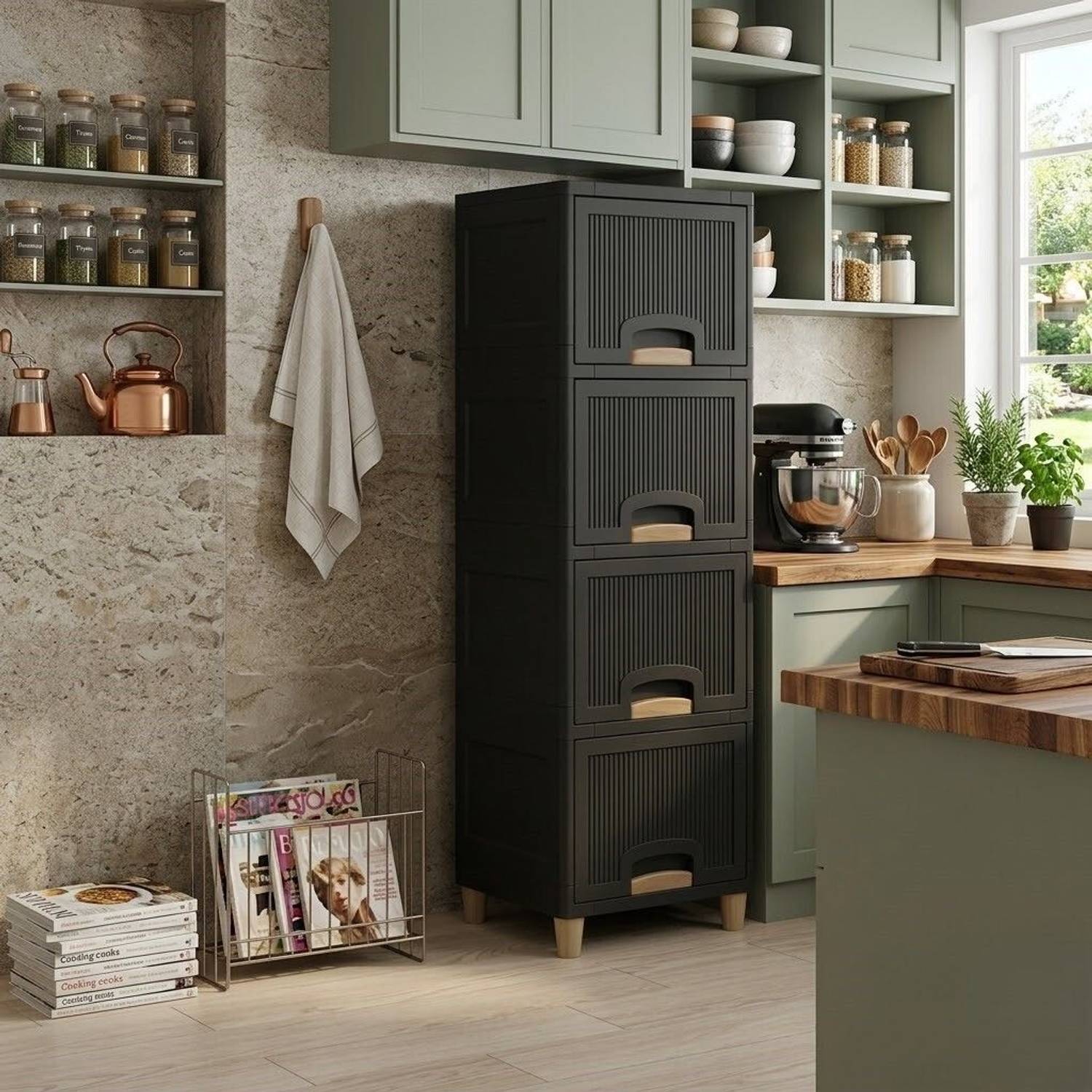 GROTHEORY Plastic Vertical Chest for Sewing and Knitting - Image 3