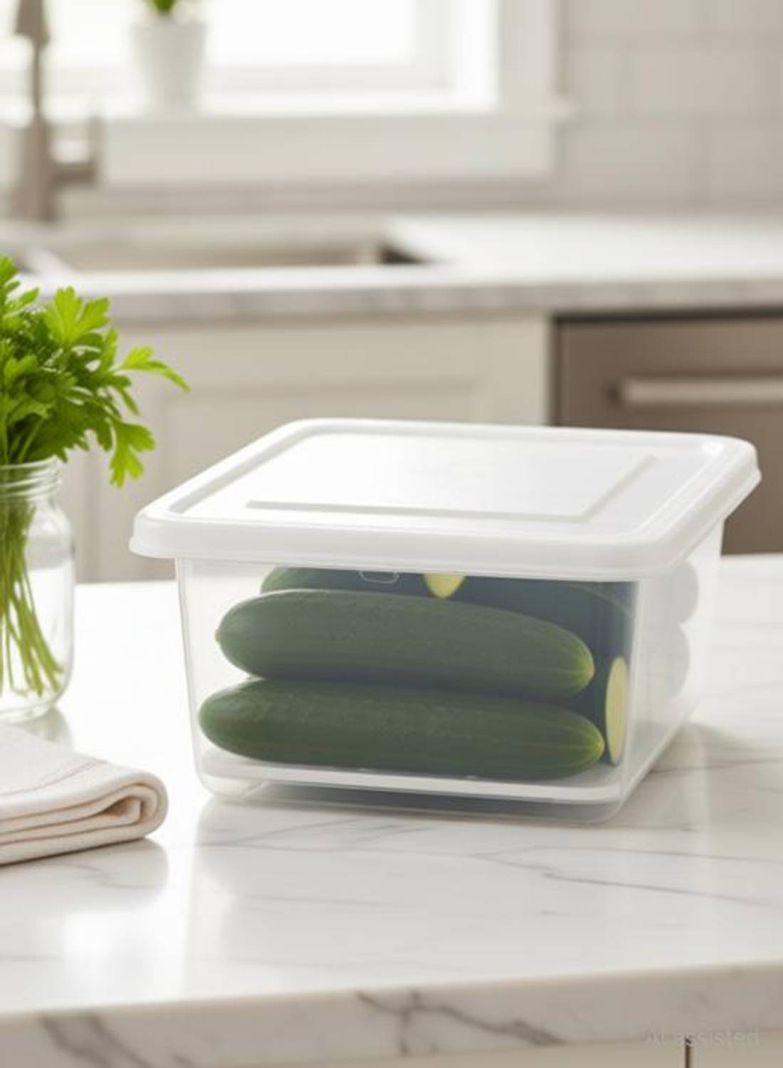 prayati Plastic Fridge Container - 1500 ml