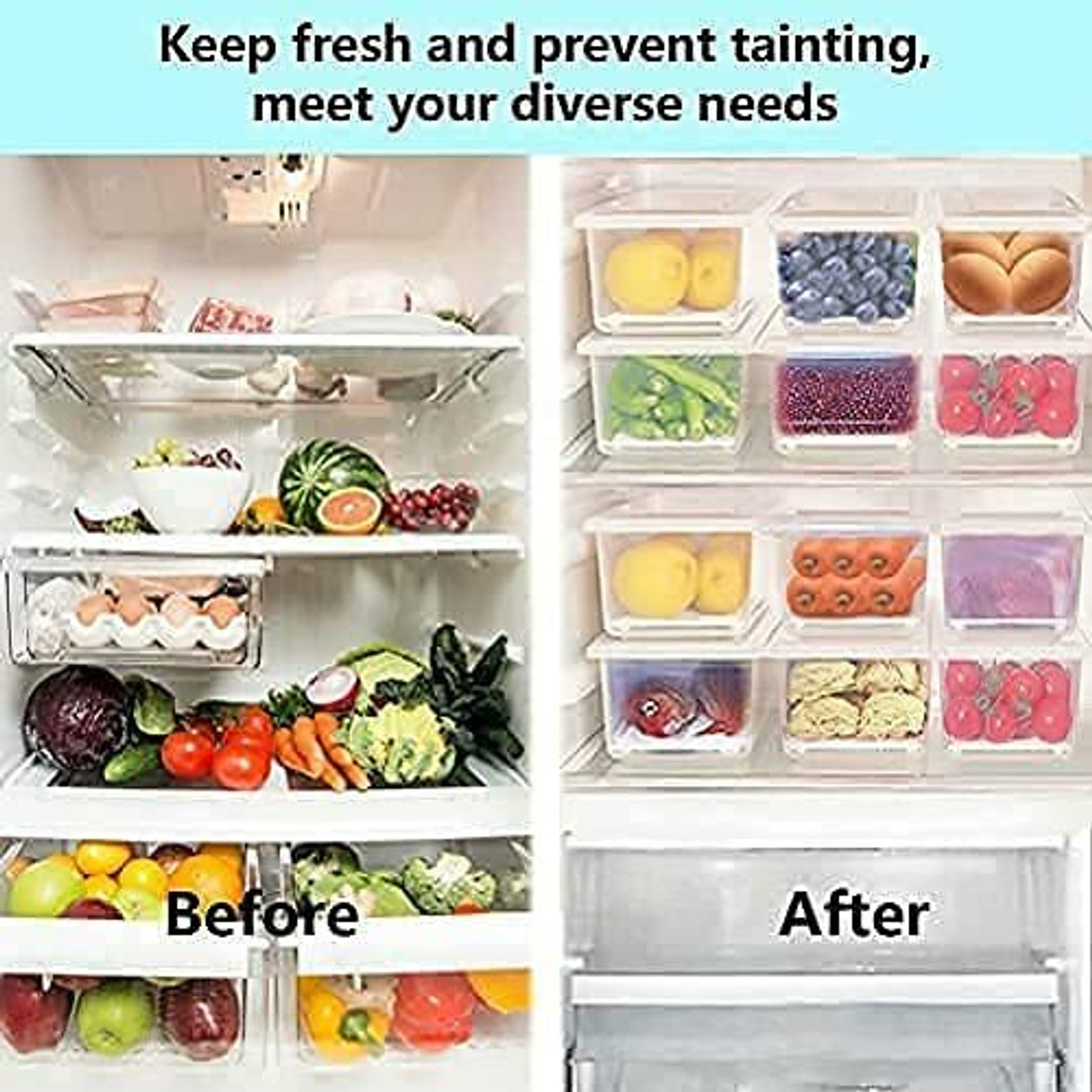 Image of RK EMPIRE Plastic Fridge Container - 1500 ml